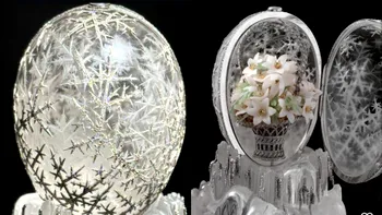 Șoc la licitație! Suma fabuloasă care s-a plătit pentru un ou Fabergé cu 4.5000 de diamante