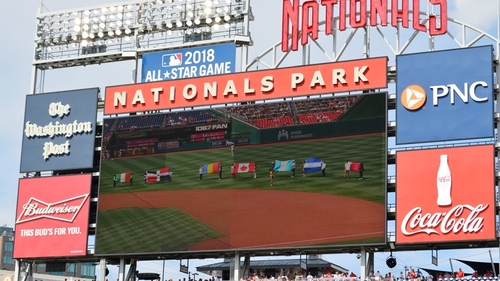 România, promovată în faţa a 40.000 de americani pe stadionul echipei de baseball Washington National