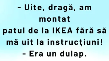 BANC | Dragă, am montat patul de la IKEA fără să mă uit la instrucțiuni