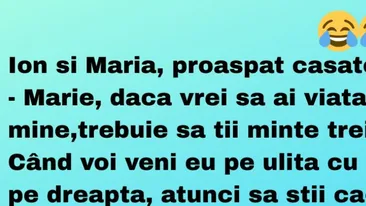 BANC | Ion și Maria, proaspăt căsătoriți