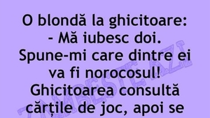 BANCUL ZILEI | O blondă, la ghicitoare: "Mă iubesc 2! Care dintre ei va fi norocosul?"