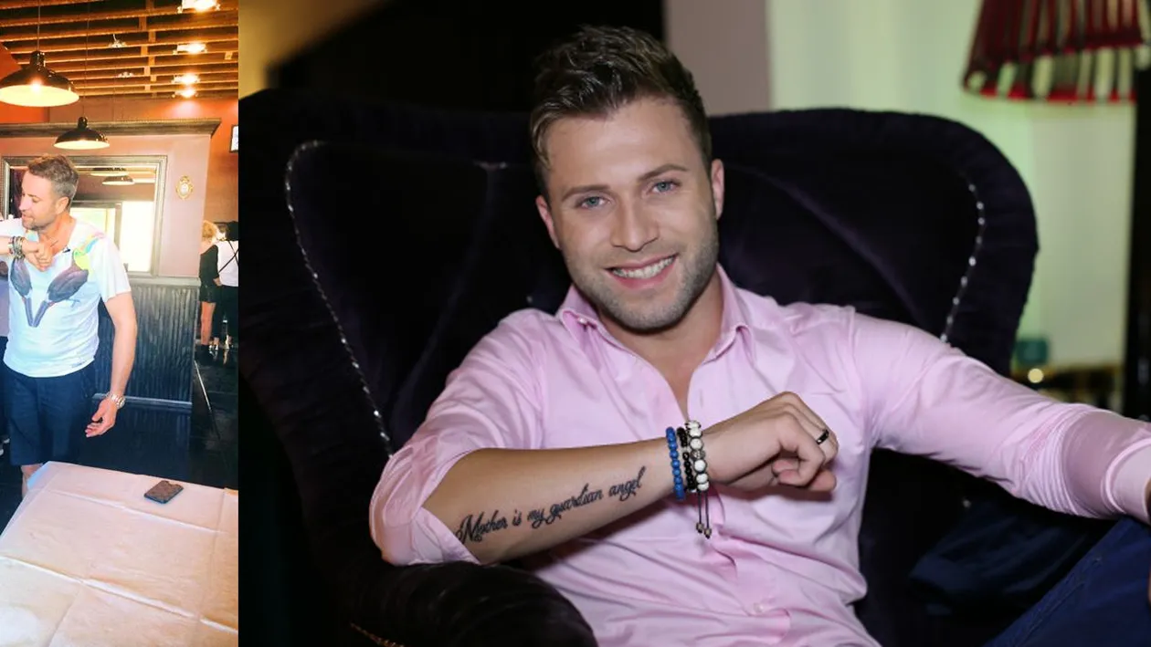 Cine pe cine copiaza? Botezatu si-a facut un tatuaj intocmai ca sosia lui, un cunoscut prezentator TV!