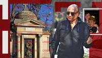 Aici își doarme somnul de veci magnatul Dan Petrescu, alături de fiu și de soție. Ceremonie de înhumare discretă, într-un cimitir din București