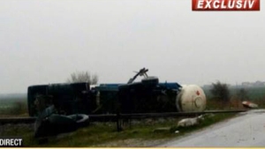 Un tren cu 100 de persoane s-a izbit de o cisternă încărcată cu GPL în apropiere de pista aeroportului Otopeni