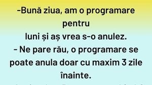 BANCUL ZILEI | Cum se anulează o programare în 2025