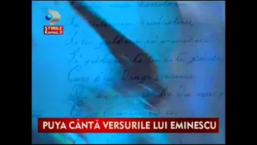 Eminescu versus Eminem in versiunea lui Puya: Mi s-a parut un mod inedit de a le spune celor tineri ce inseamna poezia