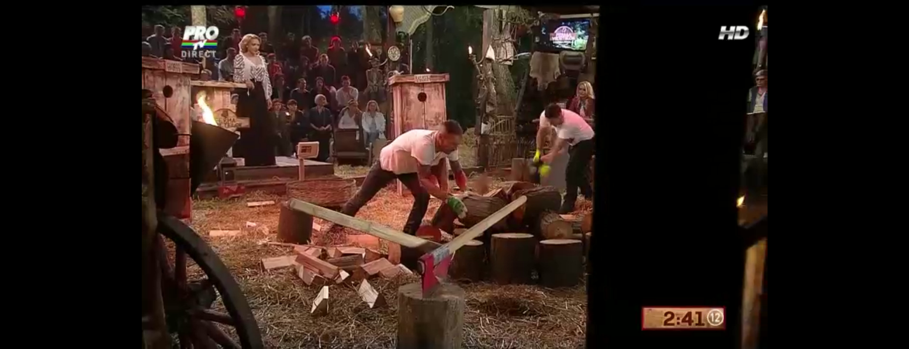 Augustin Viziru s-a tăiat cu toporul la "Ferma"