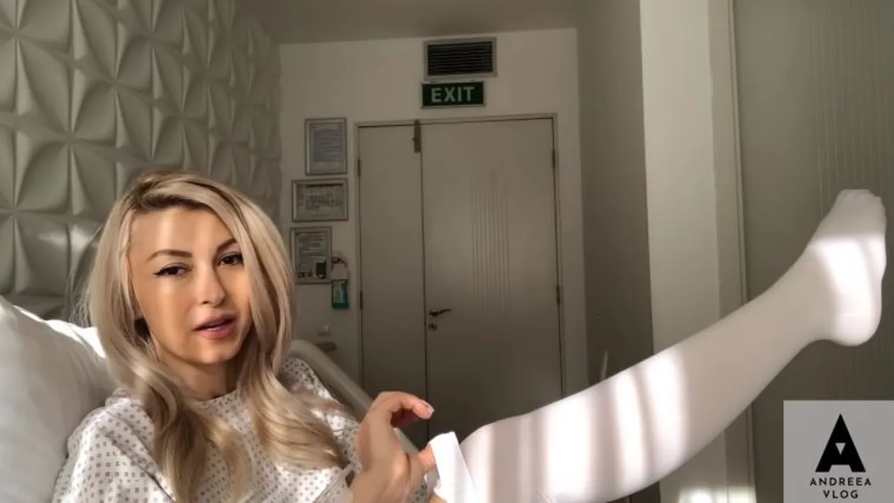 Imagini cutremurătoare! Cum arată picioarele Andreei Bălan. Cântăreața și-a dat pantalonii jos și și-a arătat rănile