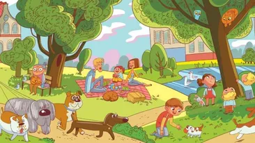 Iluzia optică ce îţi testează vederea | Găseşte leul ascuns în parc, în doar 6 secunde