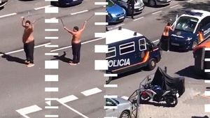 Statul în casă l-a scos din minți pe un spaniol. La bustul gol, înarmat cu săbii, s-a luat la bătaie cu polițiștii. “Era un om normal, foarte respectuos și...”