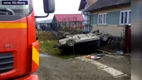 Caz tragic! Un bebeluș de 6 luni a murit într-un accident rutier în Mureș. Mașina în care se afla s-a răsturnat