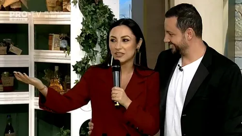 VIDEO / Andra vrea să se tatueze împreună cu soţul ei, Cătălin Măruţă! În direct, la TV, artista a dezvăluit locul, dar şi desenele pe care şi le vor face: E bine că avem program!