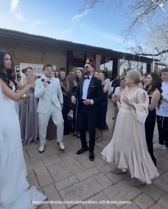 Locația de vis unde Dorian Popa și Andreea au făcut petrecerea de nuntă. Mirii au avut parte de un decor de poveste