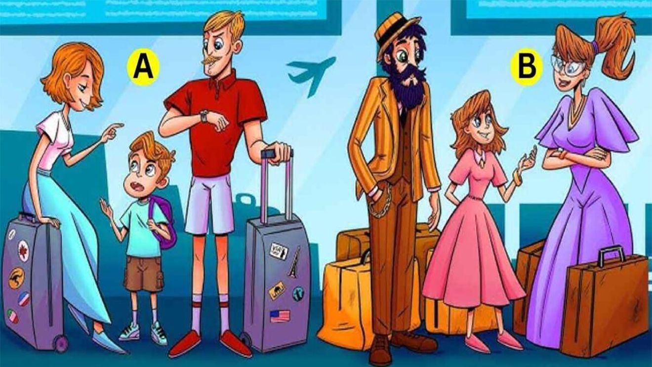 TEST IQ | Ești un geniu dacă îți dai seama care dintre aceste 2 familii este bogată și care e săracă