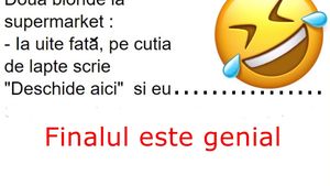 BANC | Ce discută două blonde în supermarket