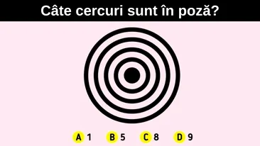 Test IQ | Numai geniile adevărate văd câte cercuri sunt în această poză, în doar 5 secunde!