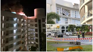 Un elicopter s-a prăbușit pe acoperișul unui hotel din Australia. Pilotul a murit!