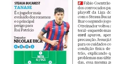 “Dodel” Tănase is back! Portughezii au făcut o gafă de proporţii înainte de Sporting-FCSB. MM e ironic din nou!