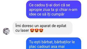 BANC | Ce cadouri își doresc bărbații în ziua de azi