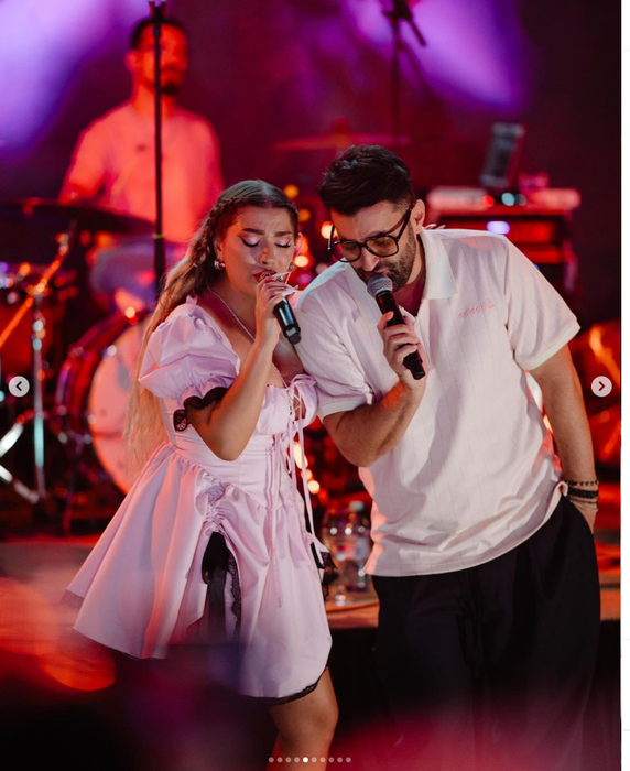 Jo și Smiley au cântat împreună de ziua artistei. (SURSA: INSTAGRAM.COM)
