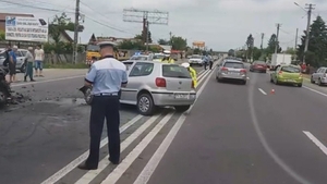 Accident grav pe DN1! Printre cei patru răniţi este şi un copil de numai 2 ani