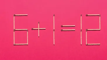 Test de inteligență | Rezolvă ecuația 6+1 = 12, în toar 25 de secunde