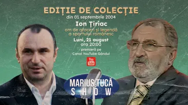Marius Tucă Show - Ediţie de colecţie începe luni, 21 august, de la ora 20.00, pe gândul.ro