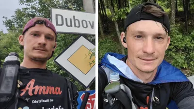 Ultramaratonist român, lovit de o mașină în timpul unei curse umanitare de 2.800 km! Adrian Șovea a fost transportat de urgență la spital