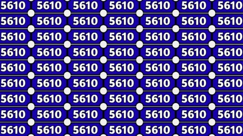 Iluzie optică | Doar cei cu ochi de vultur găsesc numărul diferit din seria de ‘5610’