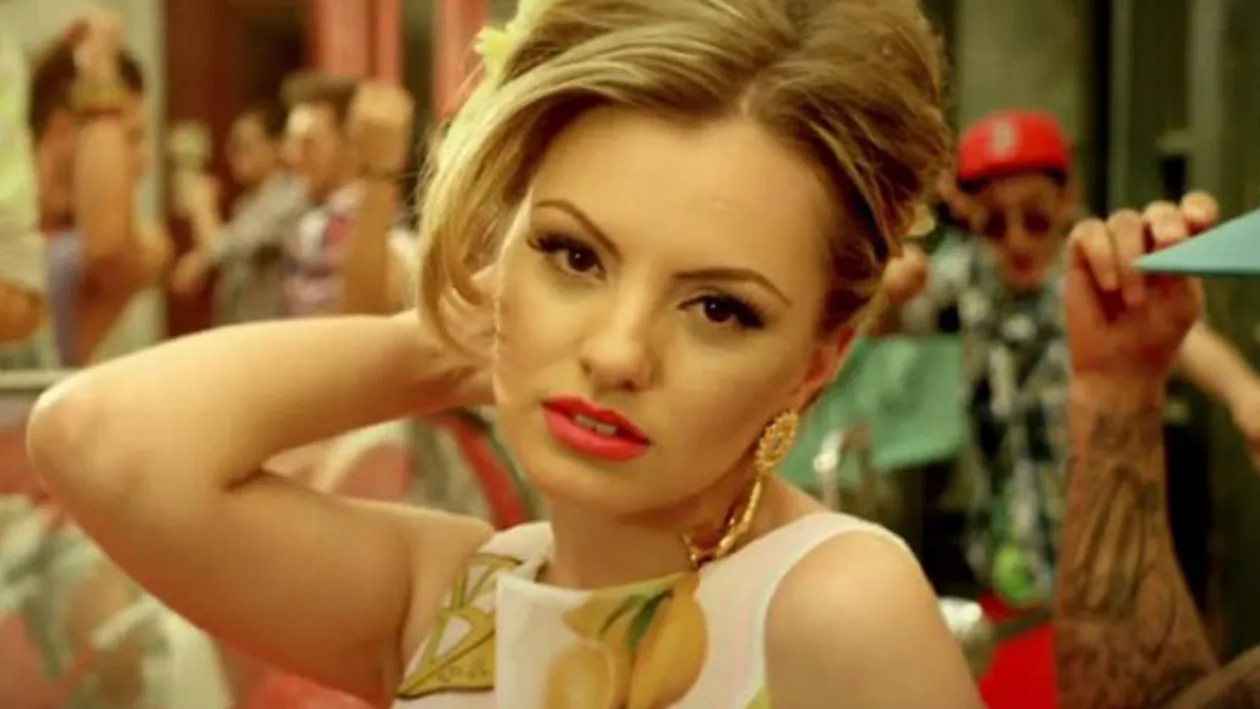 Alexandra Stan, schimbare radicala de look! Vedeta s-a facut BRUNETA! Cum a filmat pentru cel mai nou videoclip