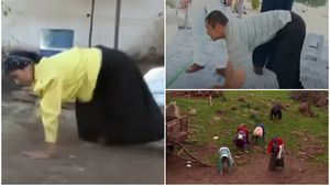 O familie din Turcia merge în patru labe, iar oamenii de știință sunt stupefiați. „Veriga lipsă dintre om și maimuță”