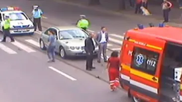 Accident periculos în Capitală! Bunică şi nepoată, lovite pe trecerea de pietoni!