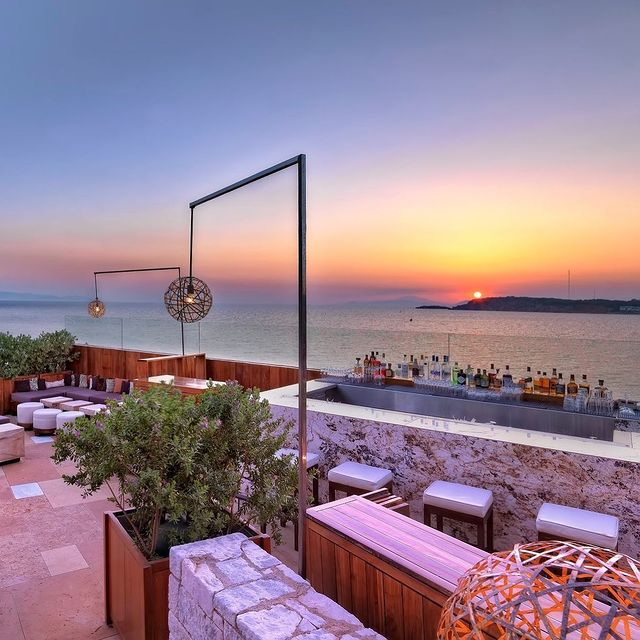 Restaurantul Matsuhisa, view impresionant spre Golful Saronic