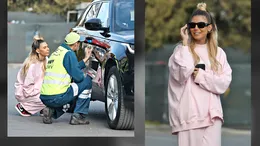 Sore, așa cum n-ai mai văzut-o! Și-a rezolvat problema la bolid, apoi s-a lipit de fetița ei și …