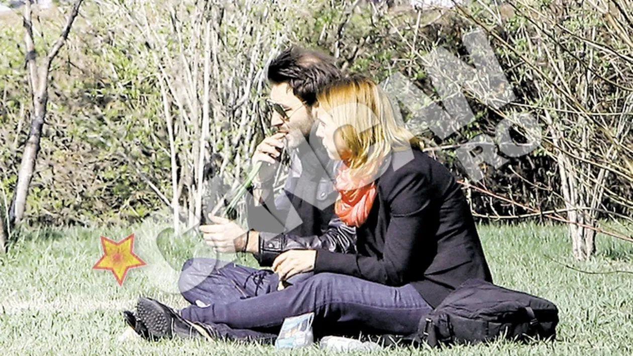 De la procesul cu Dan Petrescu, fosta nevasta a fugit in parc cu iubitul. Dana si Versace, picnic cu ceapa si sendvisuri in centrul Capitalei!