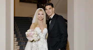 Primele imagini cu Andreea Bălan în rochie de mireasă. Victor Cornea, emoționat în ziua nunții: ”Este cea mai frumoasă zi!”