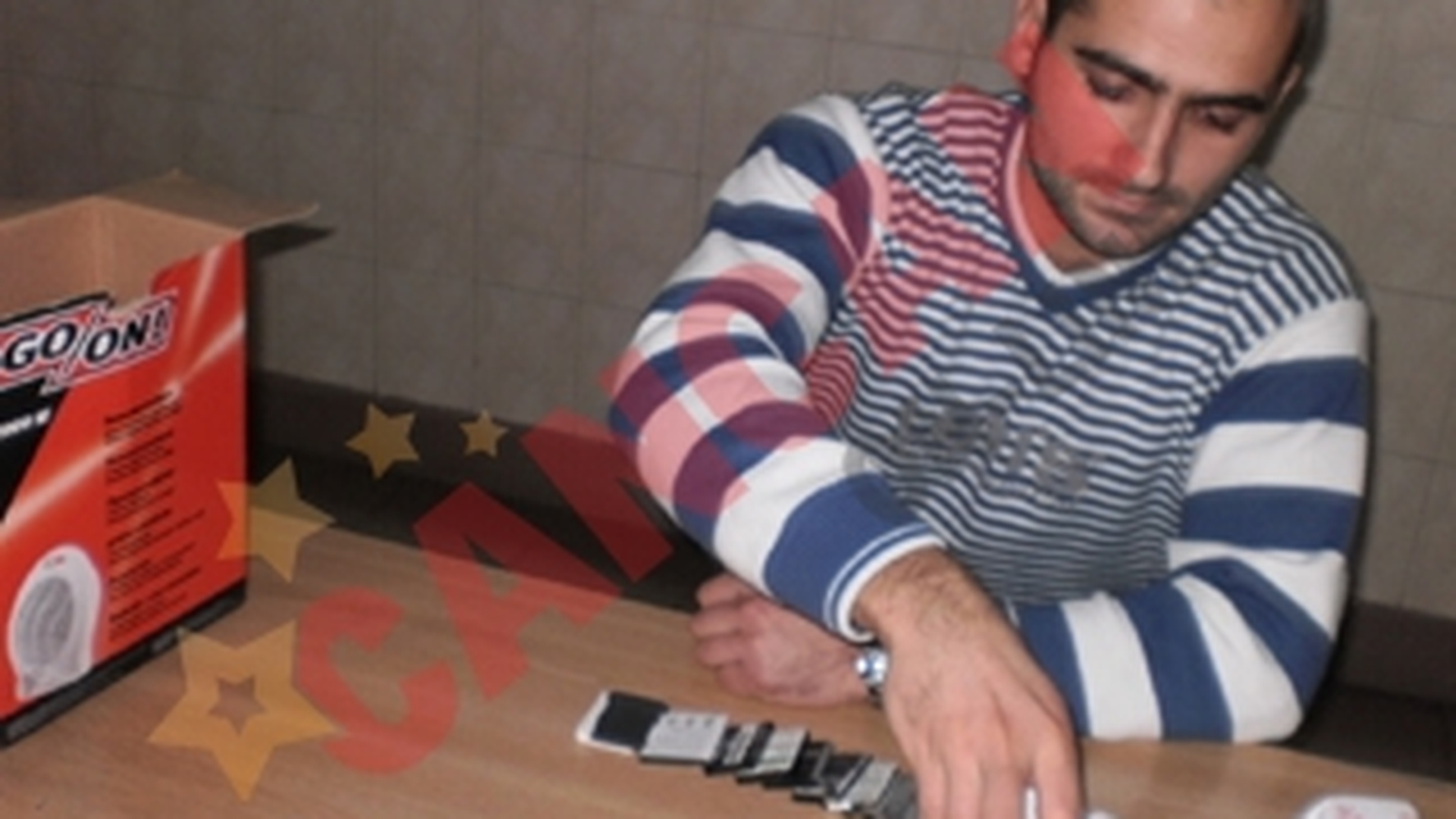 Cart alimentat cu baterii de telefon