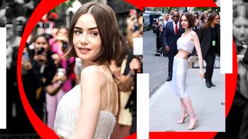 Apariție îngrijorătoare a actriței din „Emily in Paris”. Lily Collins are o talie de viespe