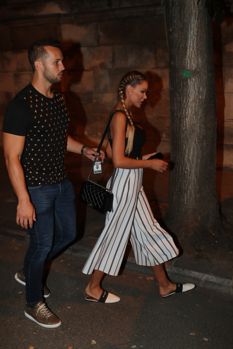 Bianca Drăgușanu și Tristan Tate au petrecut o seară agreabilă în oraș