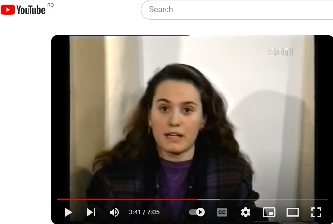 Andreea Esca a debutat în televiziune la 19 ani /Foto: YouTube