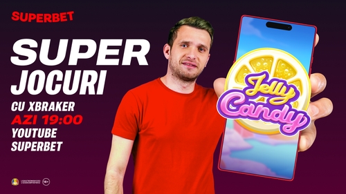 (P) Ce faci de la ora 19:00? Hai pe YouTube Superbet, în live-ul dedicat SuperJocurilor de casino