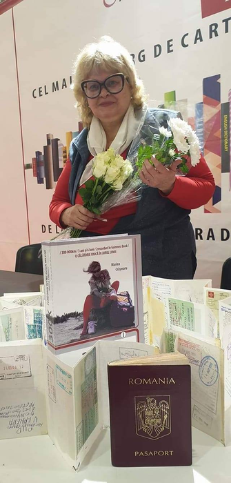 Mariea Crâșmaru a scris o carte despre experiențele sale în jurul lumii