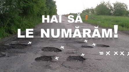Au facut pagina de Facebook gropilor din Timisoara! “Una si cu una fac doua de obicei...nu?"