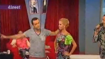 VIDEO Marina Dina, luata de urechi, la propriu, de Mihai Morar, pentru ca dansa prea provocator!