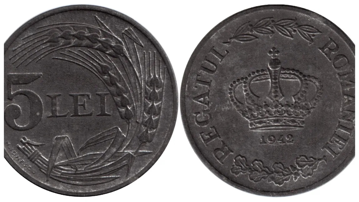 Moneda românească din 1942 care se vinde cu peste 10.000 de lei pe OLX. Dacă o ai, faci o mică avere!