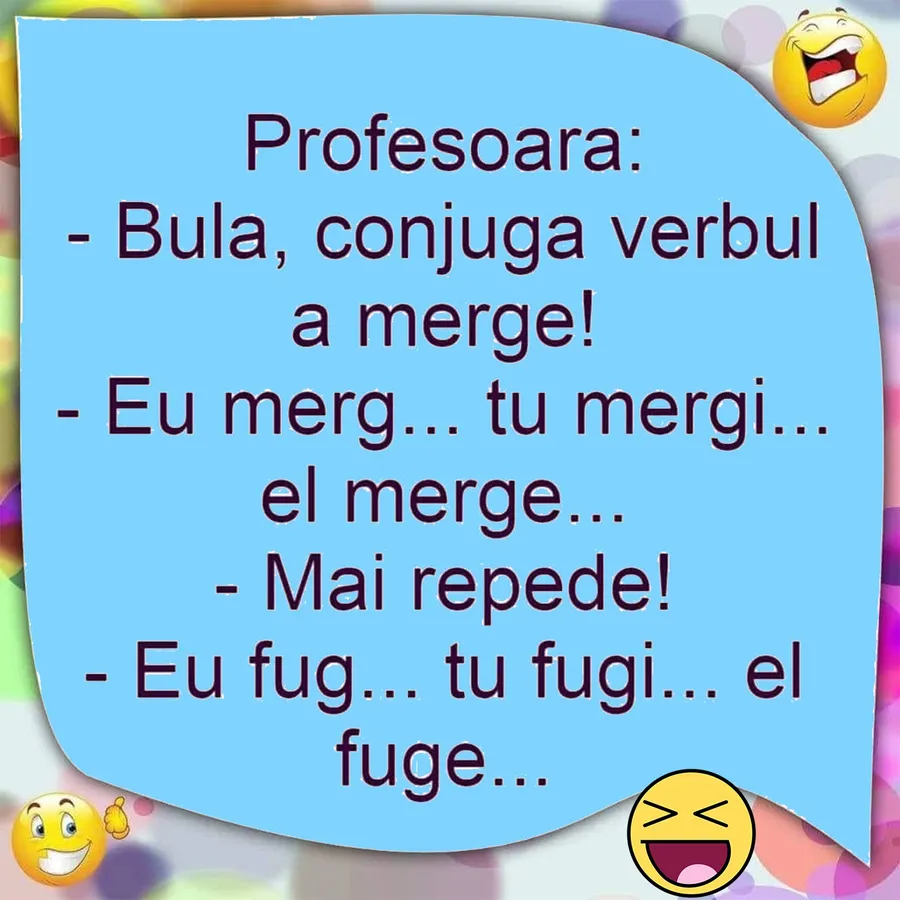 BANC | Cum conjugă Bulă verbul "a merge"