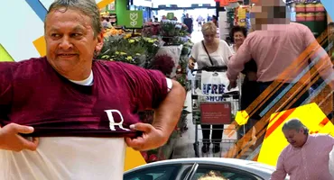 Celebrul fotbalist a ”tăbărât” pe soție într-un hypermarket… Avem imaginile necenzurate!