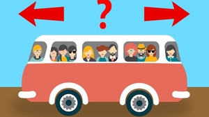 Exercițiul care a pus internetul pe jar | În ce direcție circulă acest autobuz, de fapt?