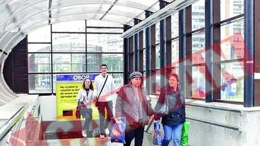 Gresia de la statia de metrou Obor, capcana pentru calatori