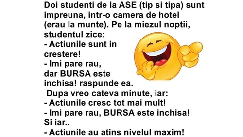 BANCUL ZILEI | Cum fac dragoste doi studenți de la ASE